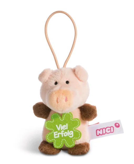 Anhänger Schwein "Viel Erfolg"