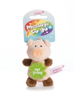 Anhänger Schwein "Viel Erfolg"