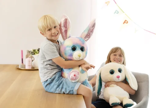 GLUBSCHIS Kuscheltier Hase Rainbow Candy 45cm