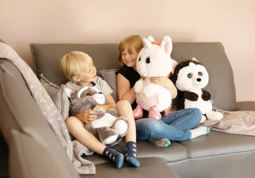 GLUBSCHIS Kuscheltier Husky Barkley 45cm