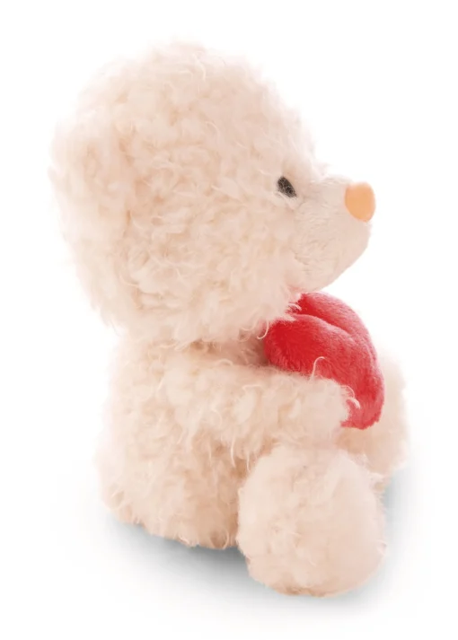 Kuscheltier Bär creme mit Herz
