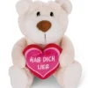 Kuscheltier Bär "Hab dich lieb"creme