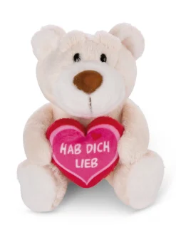 Kuscheltier Bär "Hab dich lieb"creme