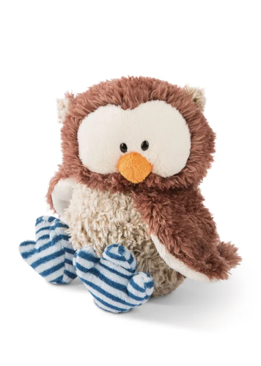 Kuscheltier Eule Oscar mit drehbarem Kopf