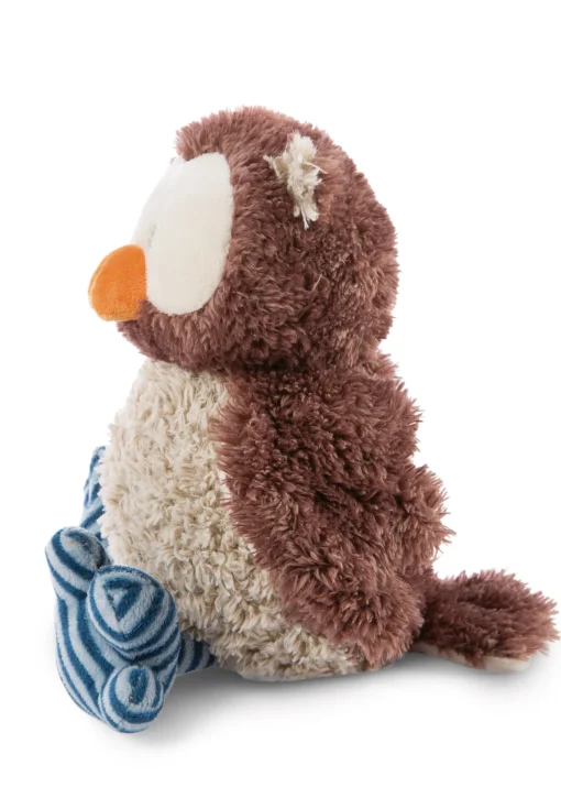Kuscheltier Eule Oscar mit drehbarem Kopf