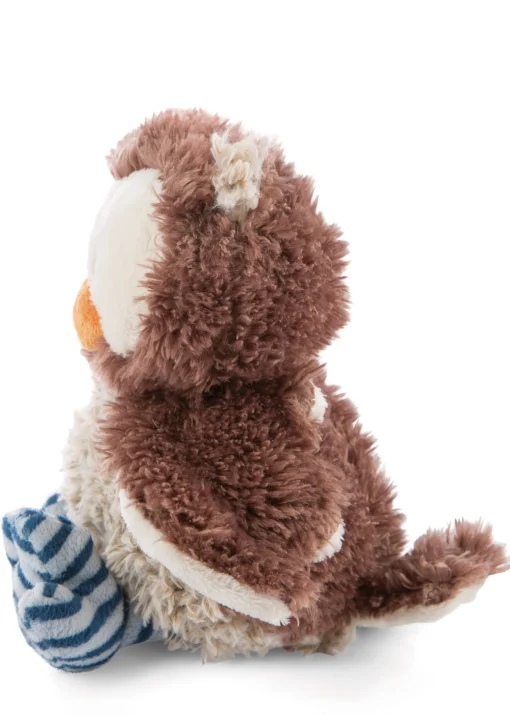 Kuscheltier Eule Oscar mit drehbarem Kopf
