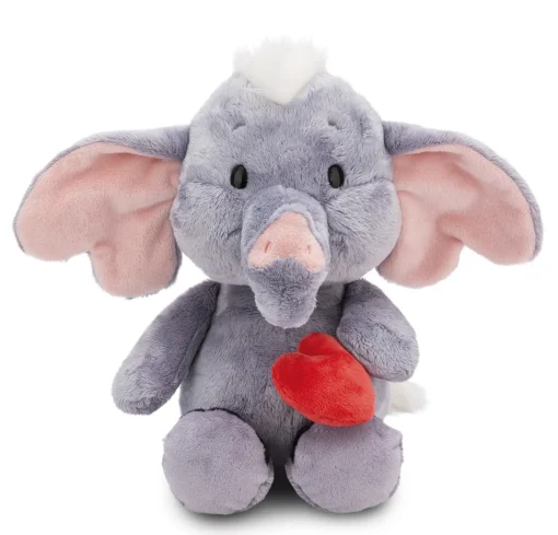Kuscheltier Love Elefant mit Magnet Herz dunkelgrau NICI GREEN