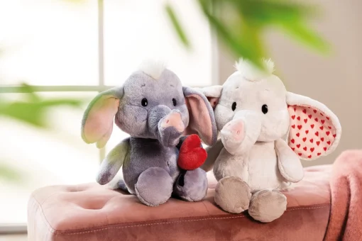 Kuscheltier Love Elefant hellgrau NICI GREEN