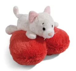Kuscheltier Love Katze auf Herz liegend NICI GREEN