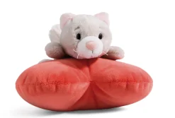 Kuscheltier Love Katze auf Herz liegend NICI GREEN
