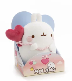 Kuscheltier MOLANG 24cm mit Herzballon in Geschenkverpackung
