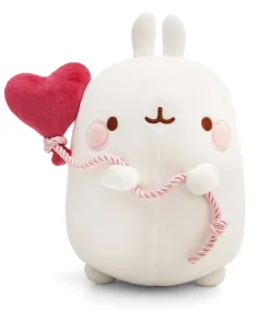 Kuscheltier MOLANG 24cm mit Herzballon in Geschenkverpackung