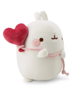 Kuscheltier MOLANG 24cm mit Herzballon in Geschenkverpackung