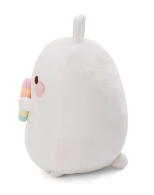 Kuscheltier MOLANG 24cm mit Regenbogenblume in Geschenkverpackung