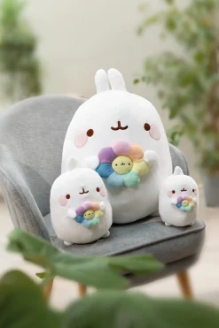 Kuscheltier MOLANG 24cm mit Regenbogenblume in Geschenkverpackung