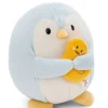 Kuscheltier mymochi Pinguin Waddle 27cm mit Ente