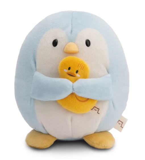 Kuscheltier mymochi Pinguin Waddle 27cm mit Ente