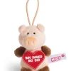 Kuscheltier Schwein "Hab dich sooo lieb" mit Loop