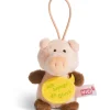 Kuscheltier Schwein "Ich bringe dir Glück" mit Loop