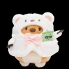 Kuscheltier Set mymochi Hund Hiro mit Bubble Tee u. Eisbärkostüm in Geschenkbox