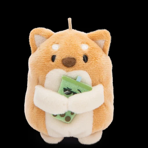 Kuscheltier Set mymochi Hund Hiro mit Bubble Tee u. Eisbärkostüm in Geschenkbox