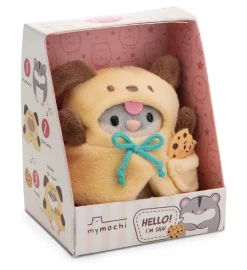 Kuscheltier Set mymochi Hamster Shai mit Keks u. Hundekostüm in Geschenkbox