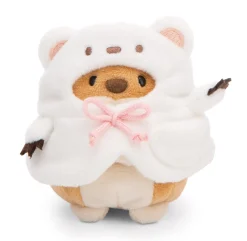 Kuscheltier Set mymochi Hund Hiro mit Bubble Tee u. Eisbärkostüm in Geschenkbox