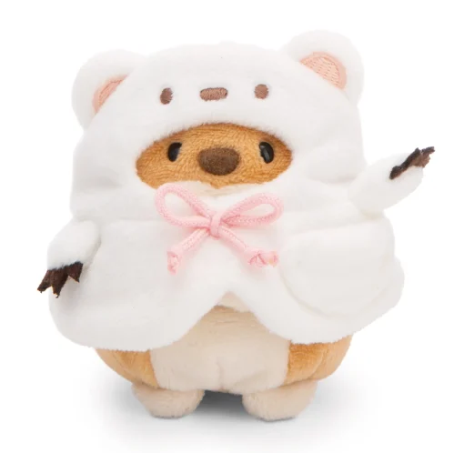 Kuscheltier Set mymochi Hund Hiro mit Bubble Tee u. Eisbärkostüm in Geschenkbox