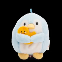 Kuscheltier Set mymochi Pinguin Waddle mit Ente u. Katzenkostüm in Geschenkbox
