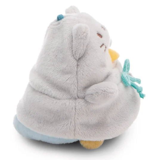 Kuscheltier Set mymochi Pinguin Waddle mit Ente u. Katzenkostüm in Geschenkbox