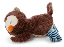Liegendes Kuscheltier Eule Oscar