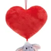 Plüschherz mit Kuscheltier Love Elefant dunkelgrau und Saugnapf NICI GREEN