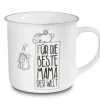 Porzellantasse metallic "Für die Beste Mama der Welt"