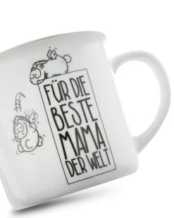 Porzellantasse metallic "Für die Beste Mama der Welt"
