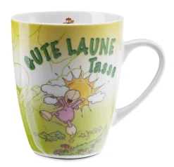 Porzellantasse "Gute Laune Tasse"