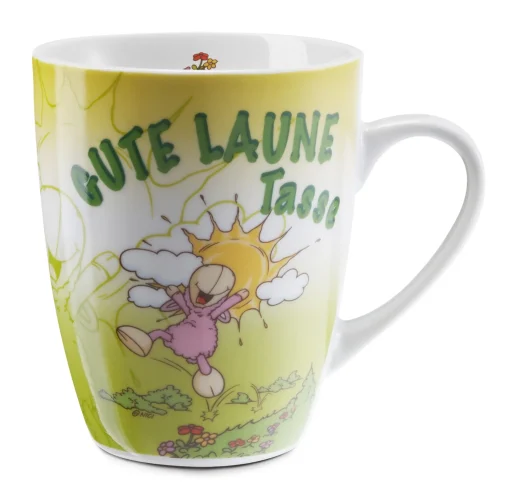Porzellantasse "Gute Laune Tasse"