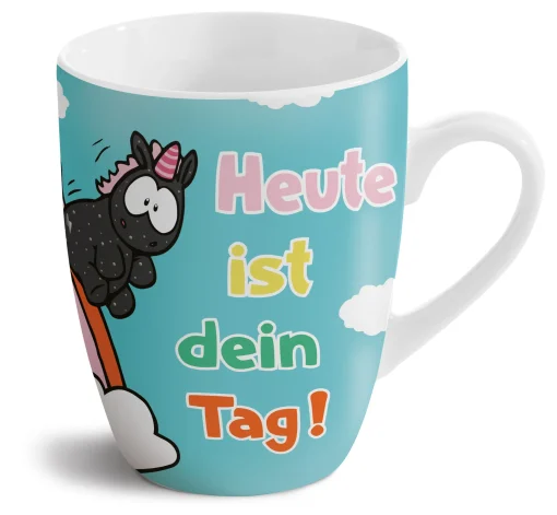 Porzellantasse "Heute ist dein Tag"