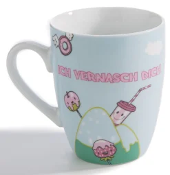 Porzellantasse "Ich vernasch dich"
