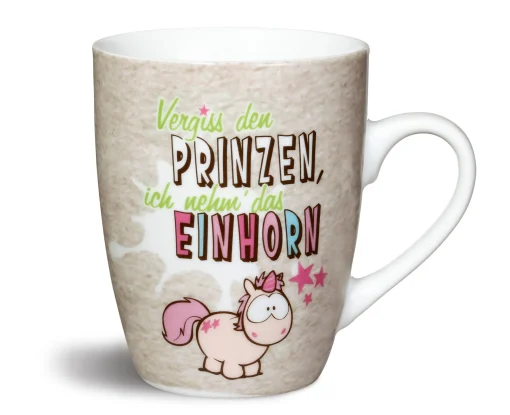 Porzellantasse "Vergiss den Prinzen..."