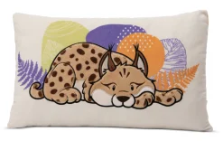 Rechteckiges Kissen Luchs & Lemur NICI GREEN