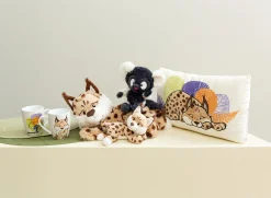 Rechteckiges Kissen Luchs & Lemur NICI GREEN