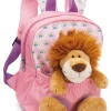 Rucksack mit Löwe Plüschtier