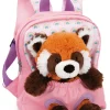 Rucksack mit Roter Panda Plüschtier