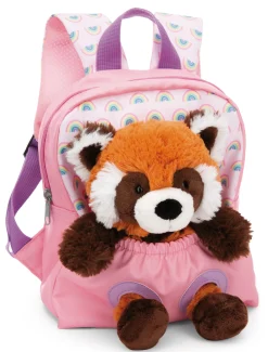 Rucksack mit Roter Panda Plüschtier