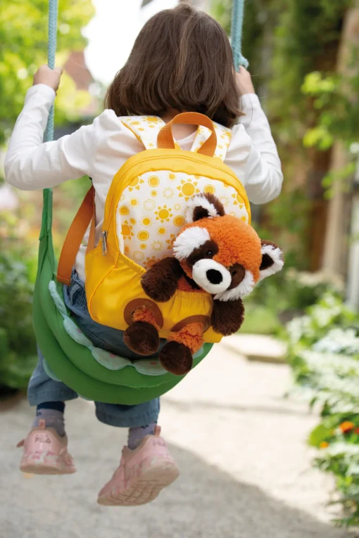 Rucksack mit Roter Panda Plüschtier