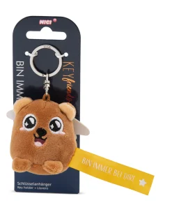 Schlüsselanhänger Bär „Bin immer bei dir!“