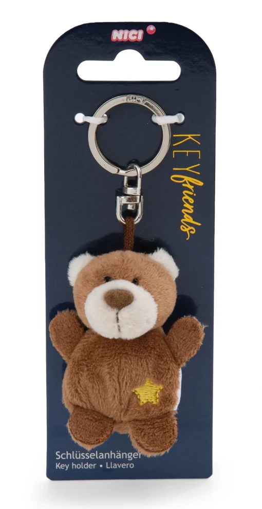 Schlüsselanhänger Bär mit Stern