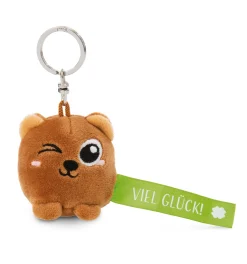 Schlüsselanhänger Bär „Viel Glück!“