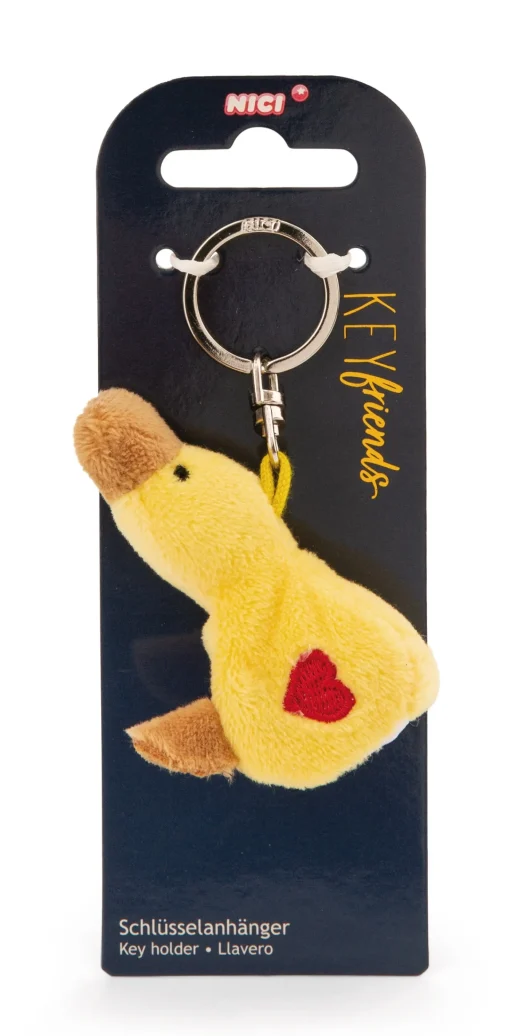 Schlüsselanhänger Ente mit Herz