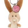 Schlüsselanhänger Hase mit Anhänger 'Alles Liebe'